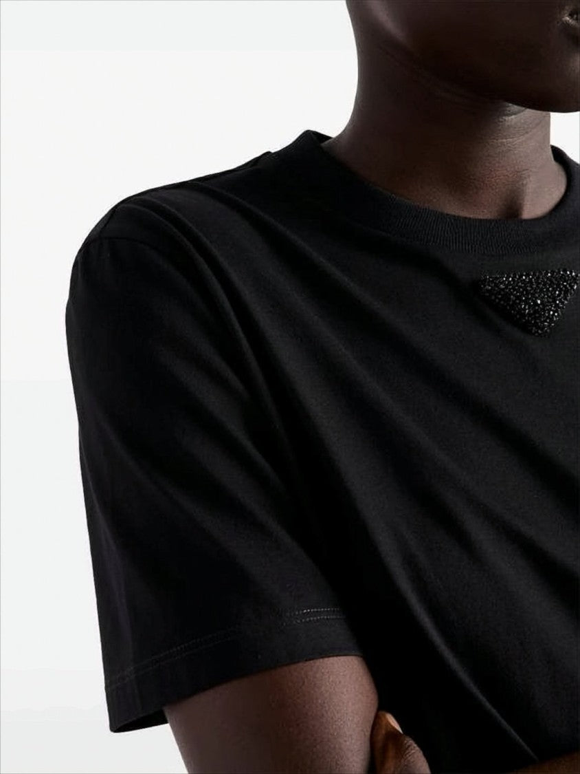 Prada Black Short-Sleeve T-Shirt