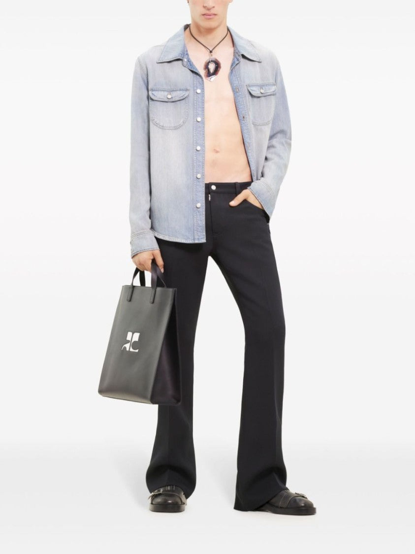Courrèges Light Blue Denim Shirt