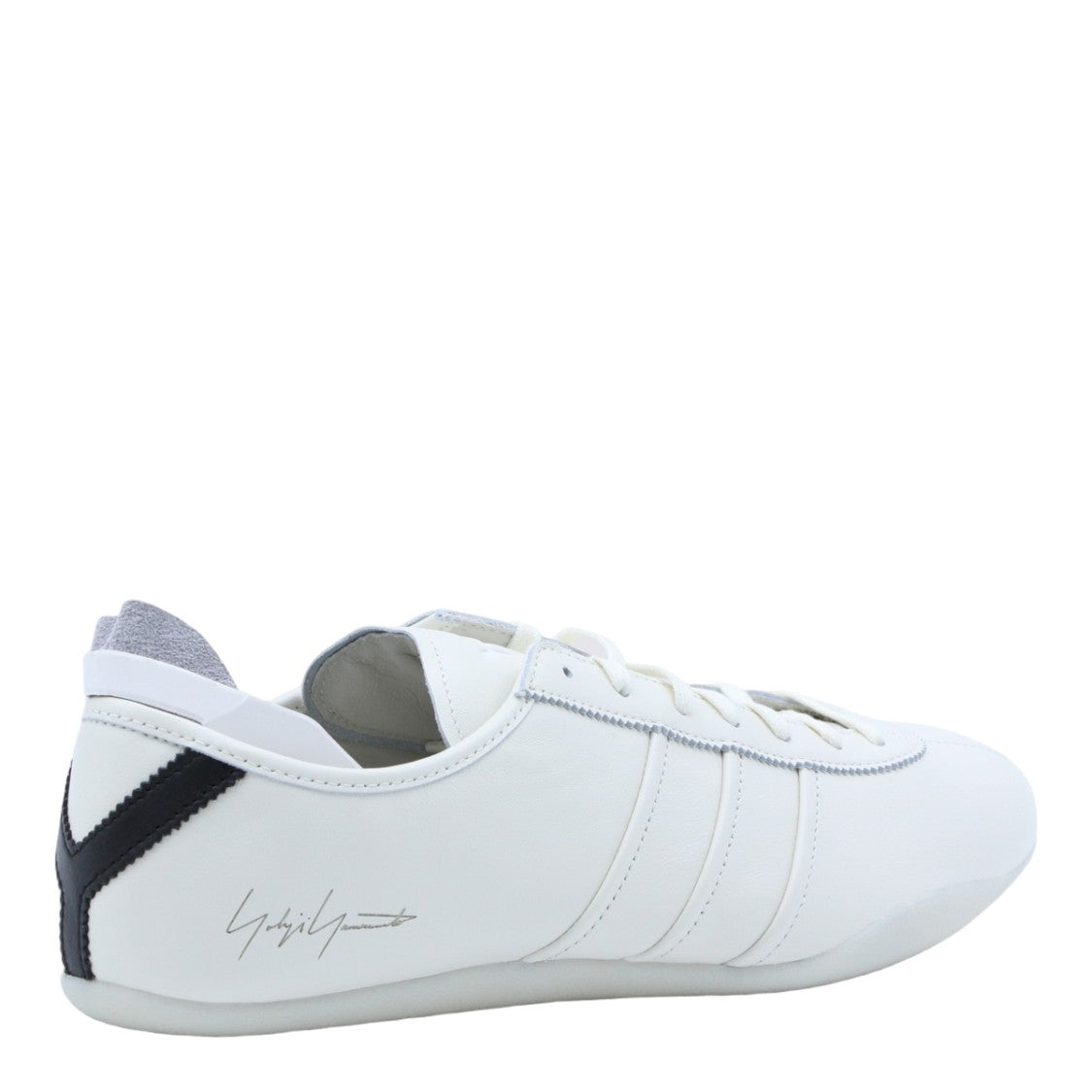 Y-3 Low-Top White Sneakers With Streamlined Design