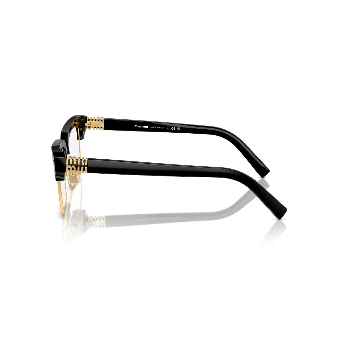 Miu Miu 0Mu 11Xv Bold Rectangular Frame Sunglasses