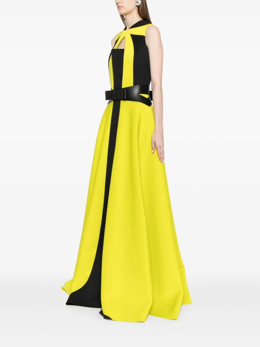 Saiid Kobeisy Neoprene Dress With Contrasting Cuts