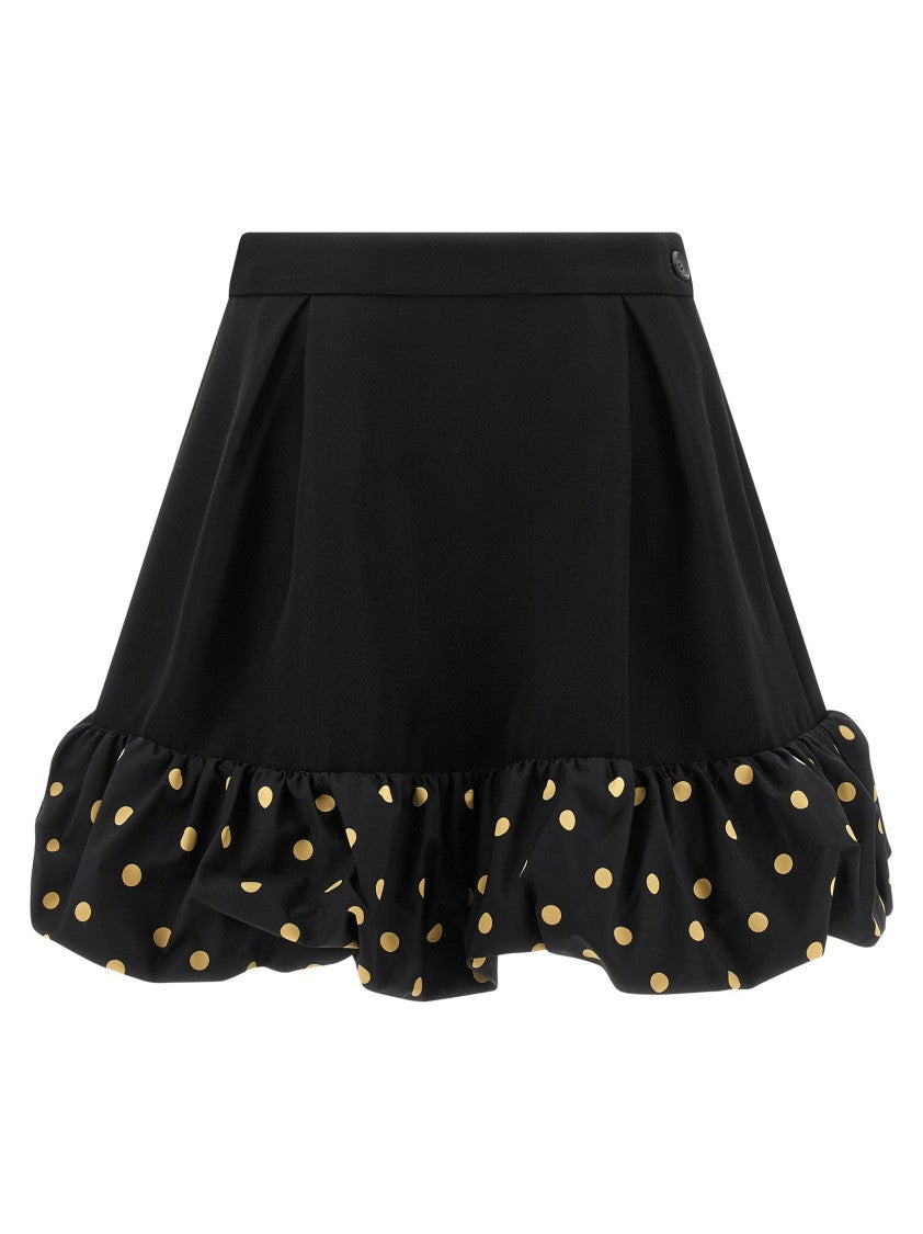 Moschino Polka Dots Insert Skirt