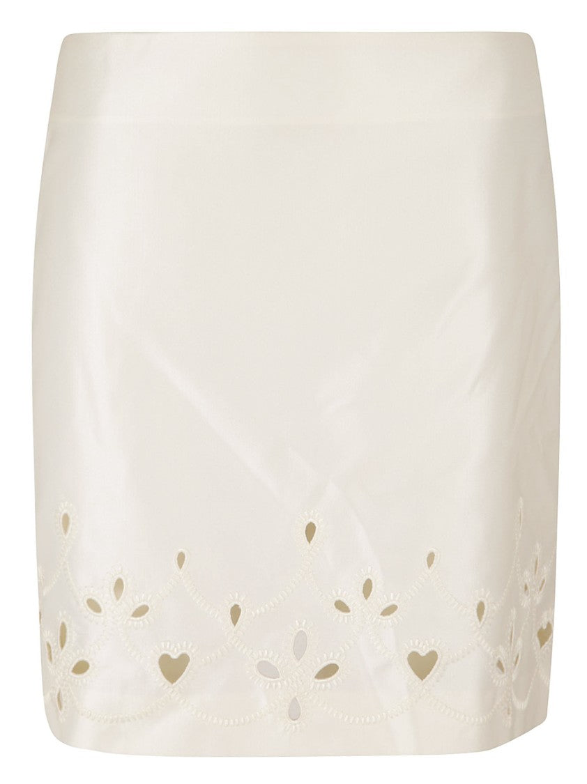Chloé Tailored Skirt With Intricate Hem Cut-Outs