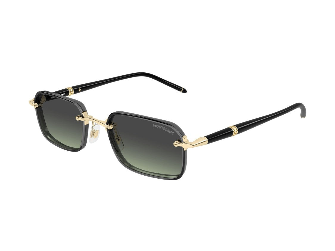 Montblanc Gold Mb0483s Gradient Square Sunglasses