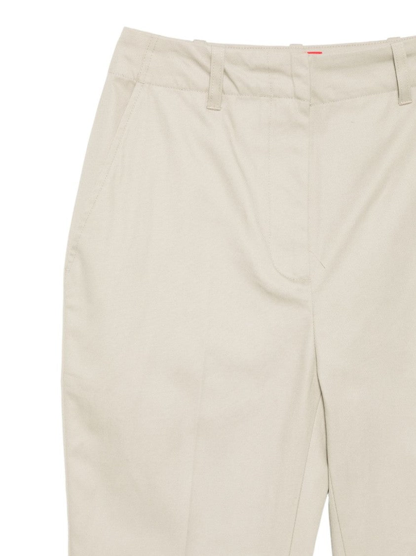 Diesel Beige Silk And Nylon Tailored Trousers
