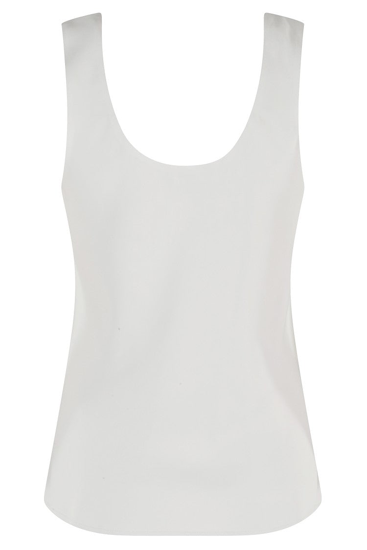 Seventy Gray U-Neck Viscose Tank Top