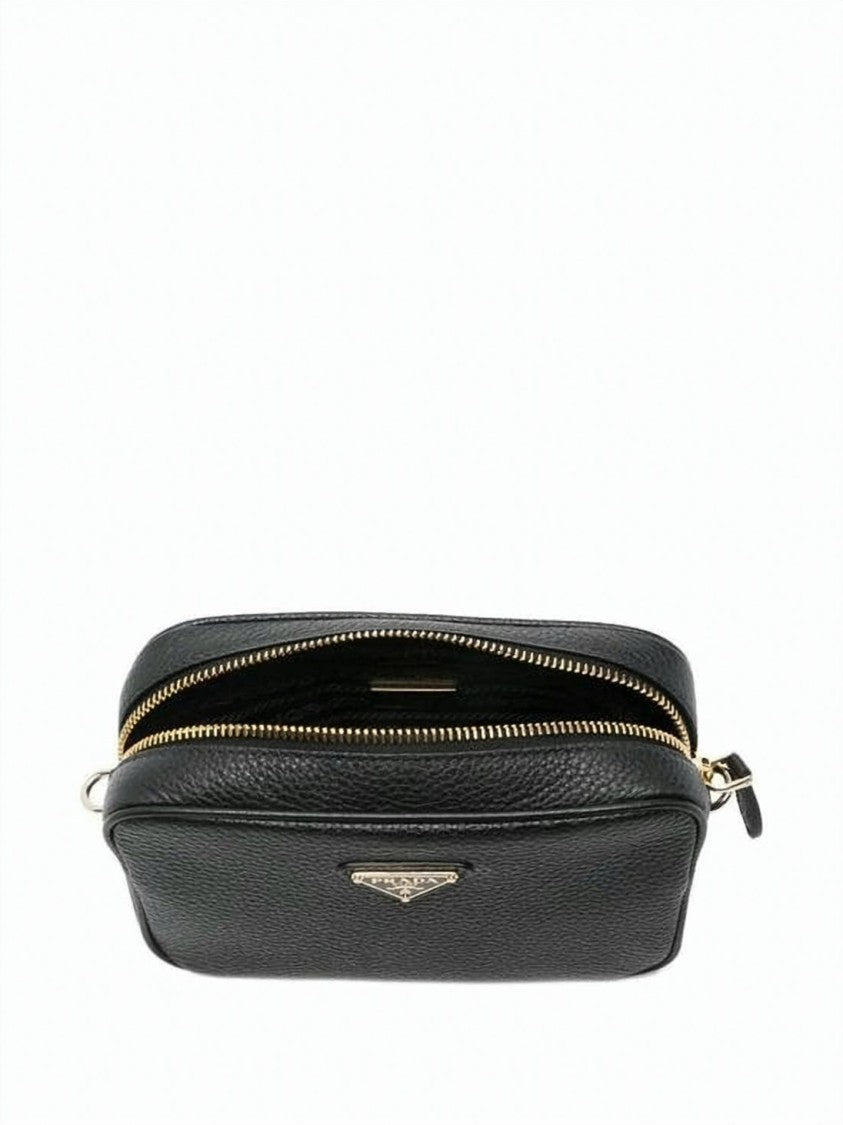 Prada Textured Calf Leather Mini Shoulder Bag