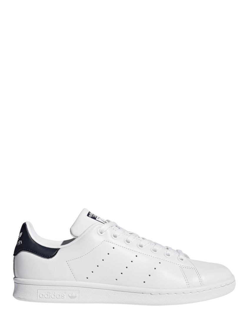 Adidas White Stan Smith Leather Low-Top Sneakers