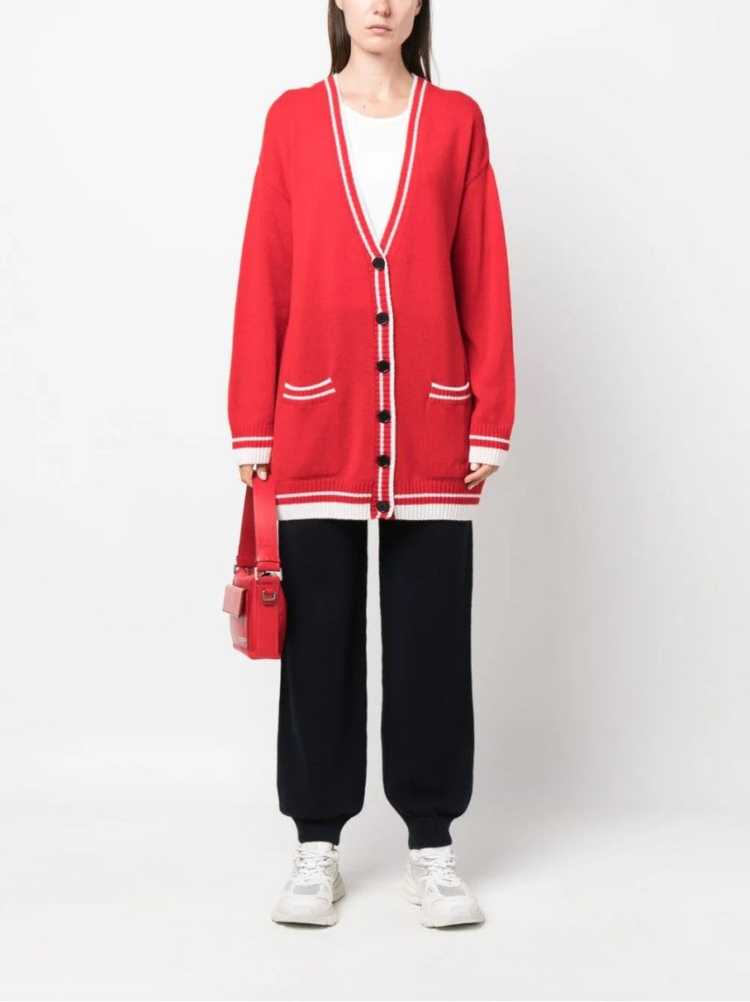 Msgm Blue Wool Cashmere Pants