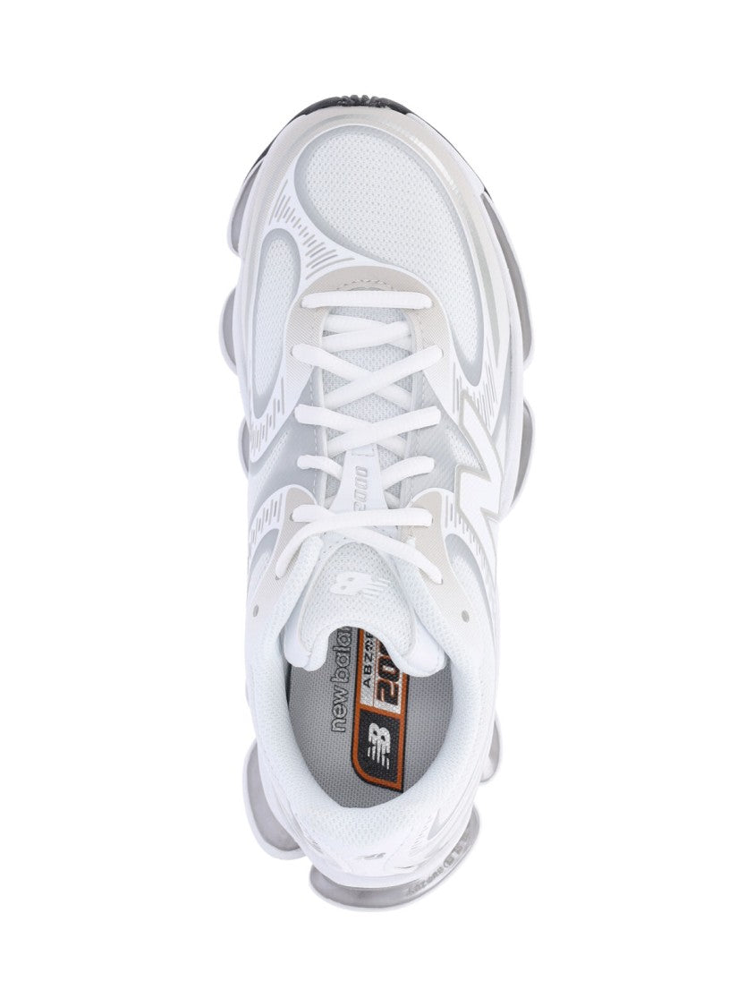 New Balance White 2000 Fabric Mesh Sneakers