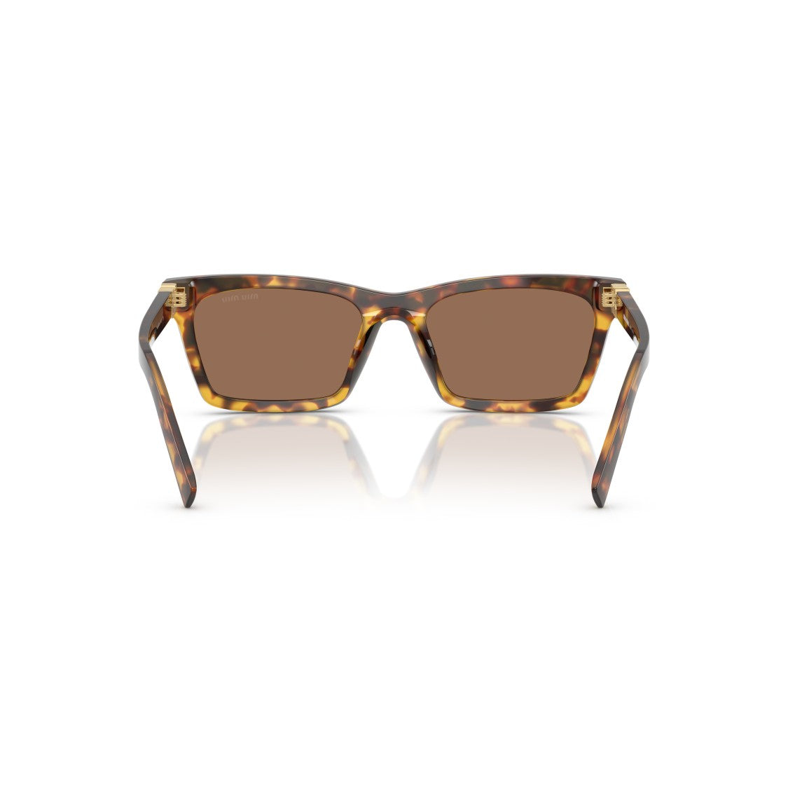 Miu Miu 0Mu A05s Rectangular Tortoiseshell Acetate Sunglasses