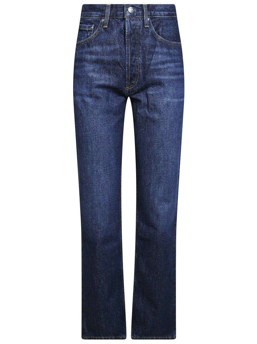 Agolde High-Rise Vintage Straight-Leg Jeans