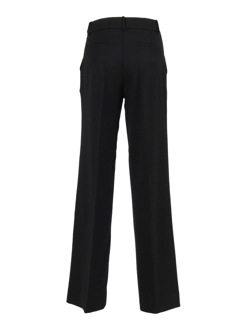 P.A.R.O.S.H. Tailored Straight-Leg Trousers With High Waist