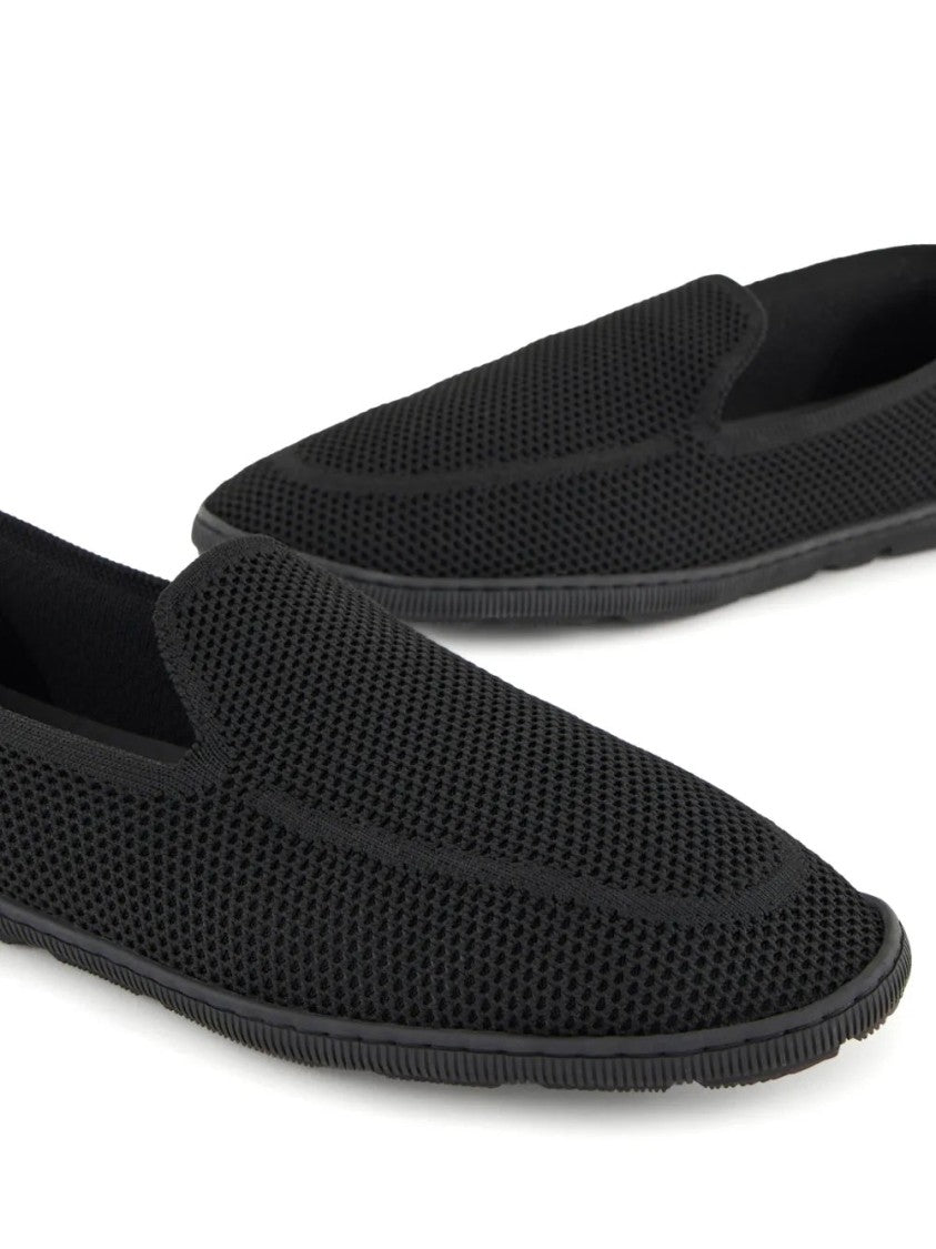 Giorgio Armani Slip-On Loafers With Breathable Mesh Upper