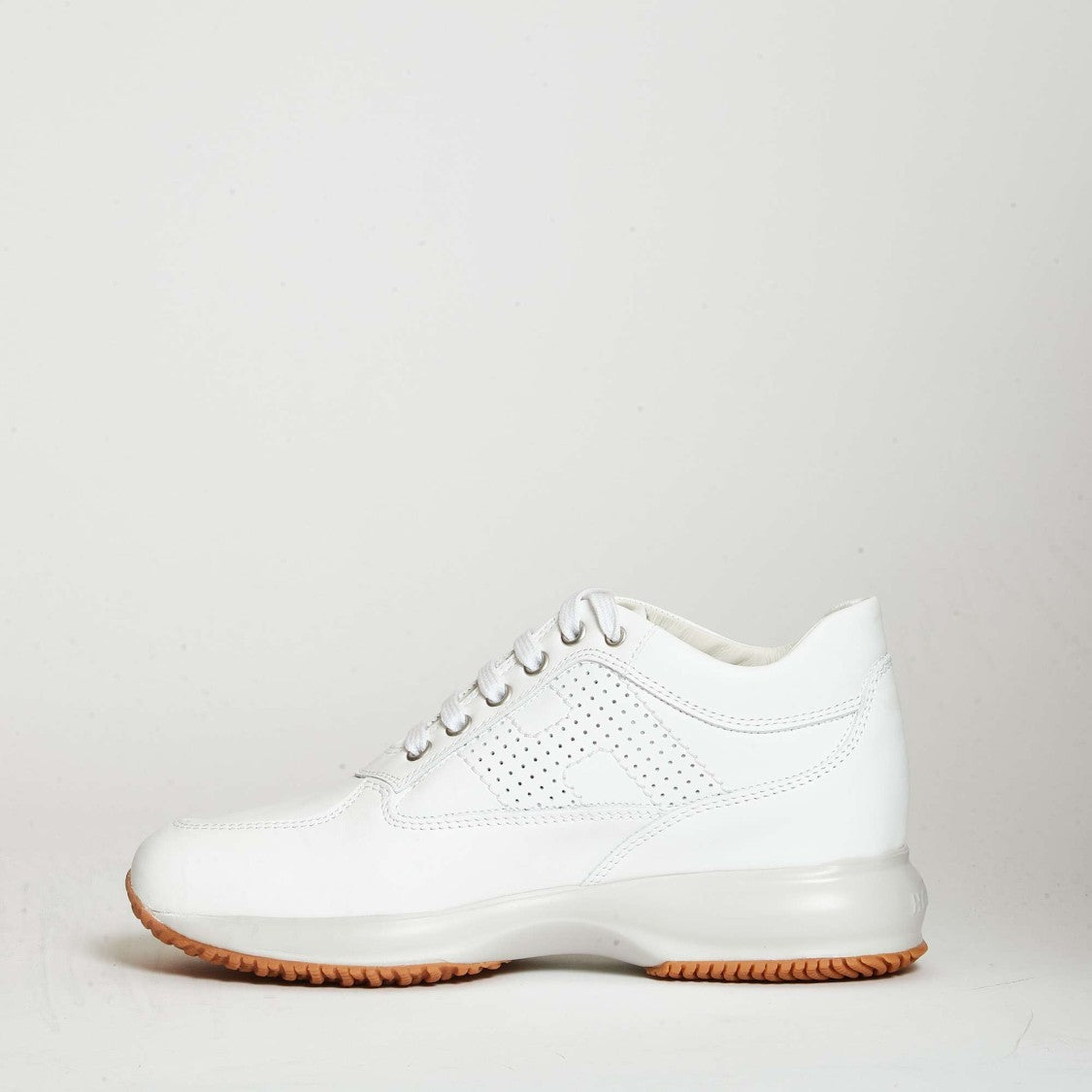 Hogan Interactive White Leather Sneakers