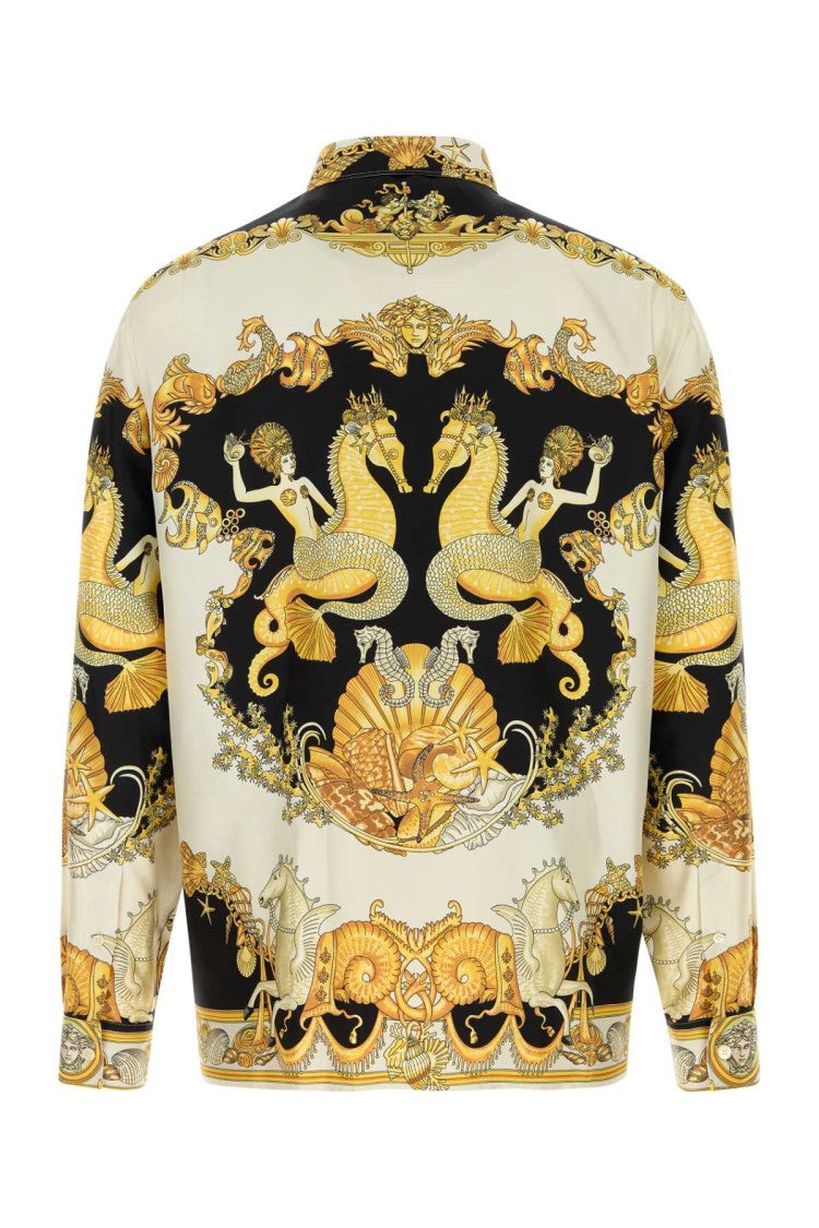 Versace Printed Silk Shirt