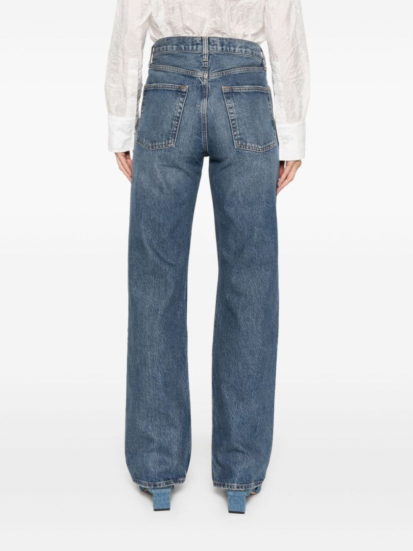 Agolde V-Waist Kelly Jeans With Classic Five-Pocket Design