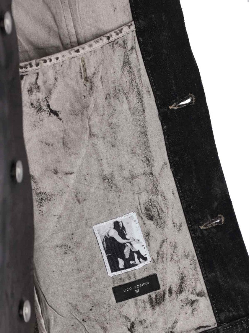 Drkshdw By Rick Owens Jumbo Denim Jacket – Black