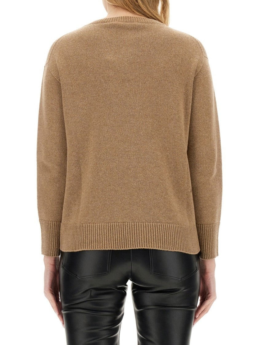Max Mara V-Neck Sweater Crafted From Premium Cashmere