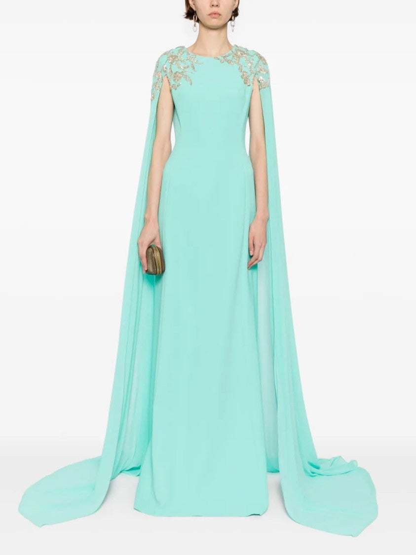 Saiid Kobeisy Embellished Crepe Kaftan