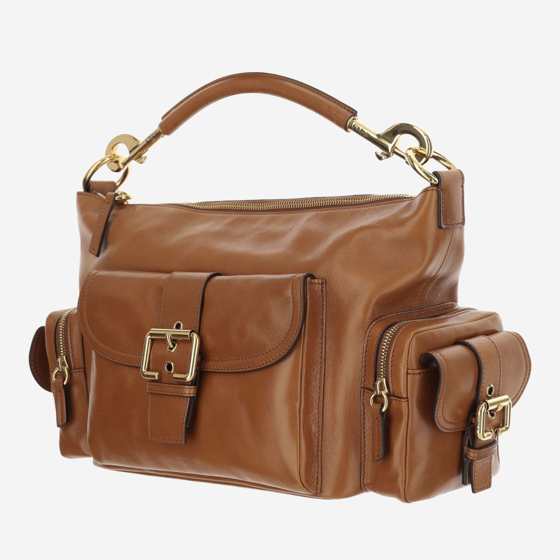 Chloé Shiny Leather Camera Bag