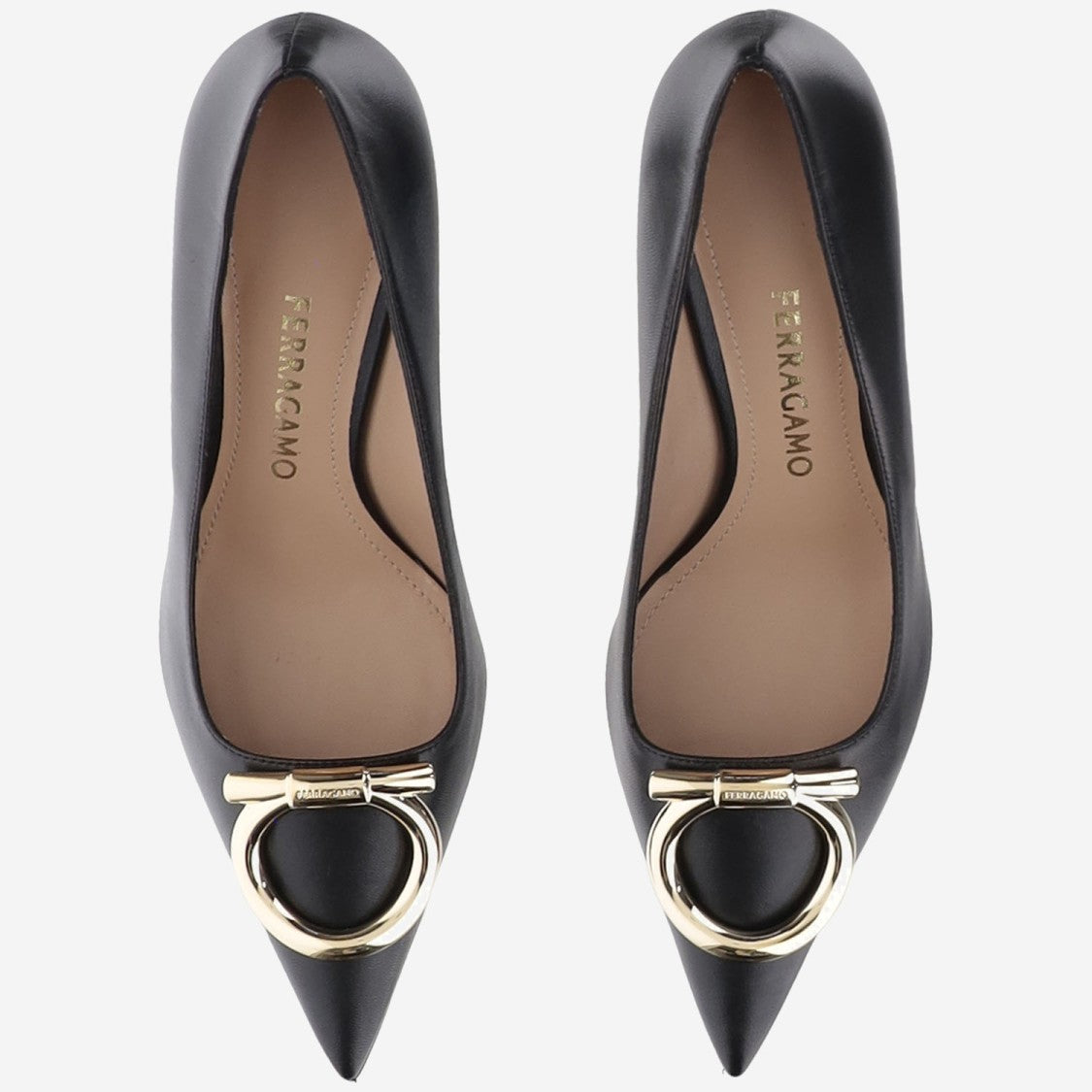 Salvatore Ferragamo Gancini Maxi Pumps