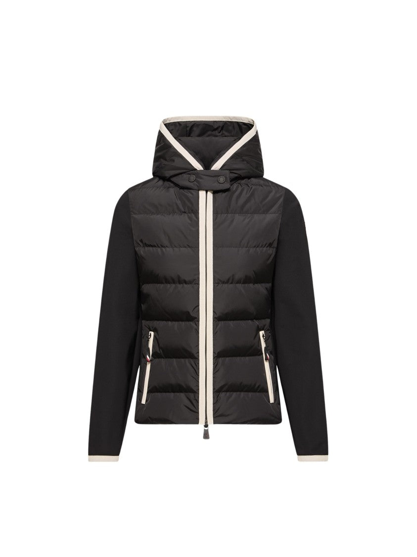 Moncler Grenoble Black Hybrid Padded Cardigan