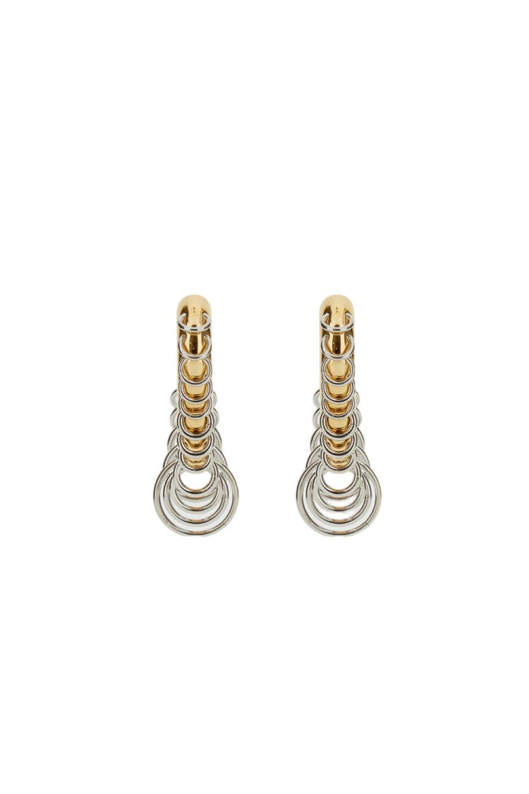 Rabanne Gold/Silver Punk Xl Link Earrings