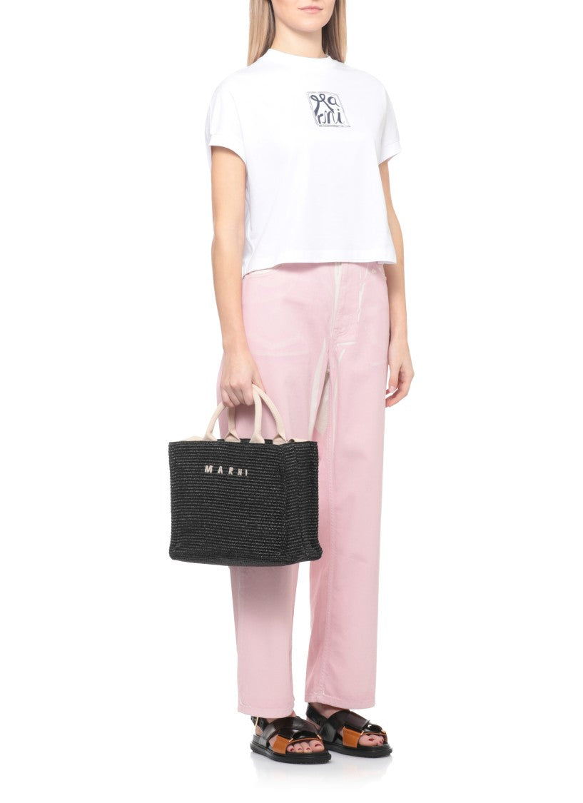 Marni Raffia Hand Bag