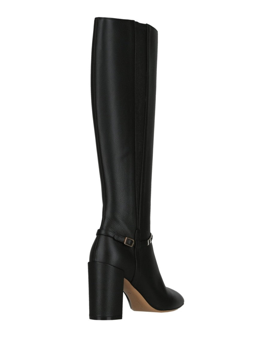 Ferragamo Triba Leather Knee-High Boots