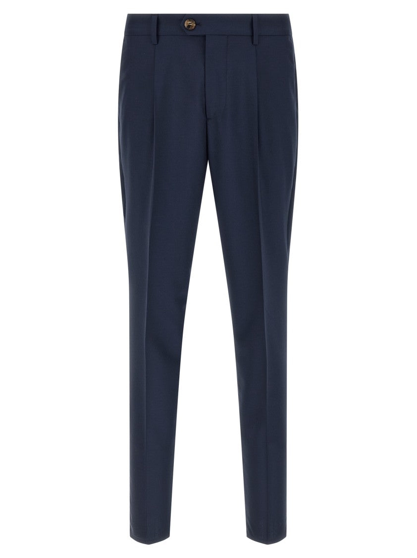 Brunello Cucinelli Wool Canvas Pants