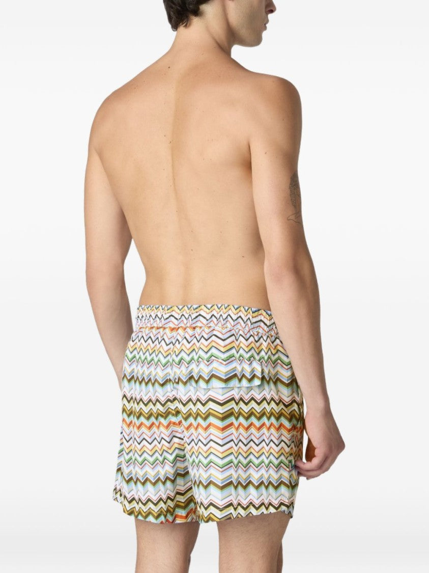 Missoni Zigzag Print Stretch Swimwear