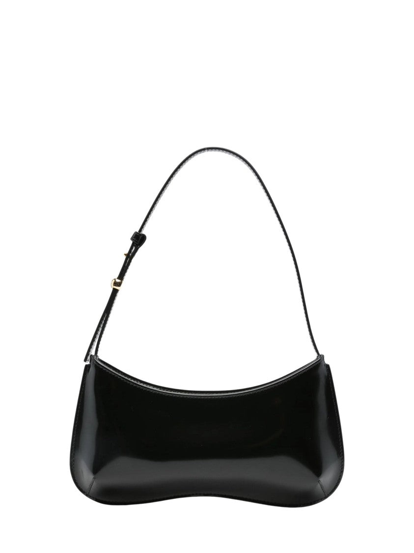 Jacquemus Black Adjustable Strap Leather Shoulder Bag