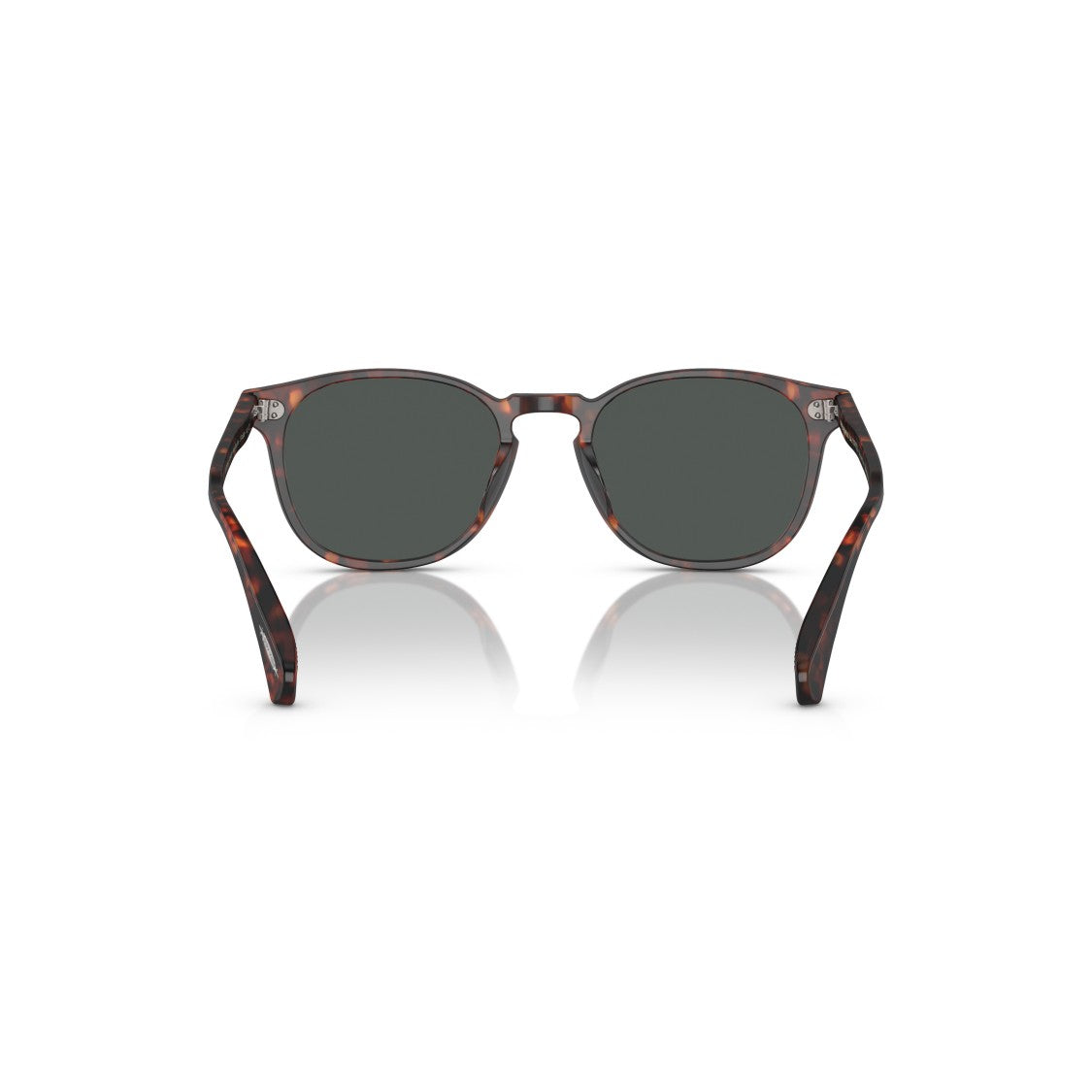 Oliver Peoples 0Ov5298su Classic Round Frame Tortoiseshell Sunglasses With Reflective Lenses