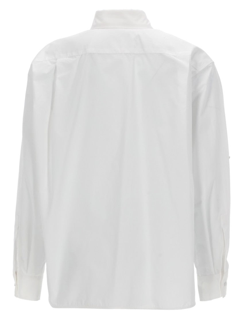 Max Mara Tenuous Crisp White Boxy Cotton Shirt