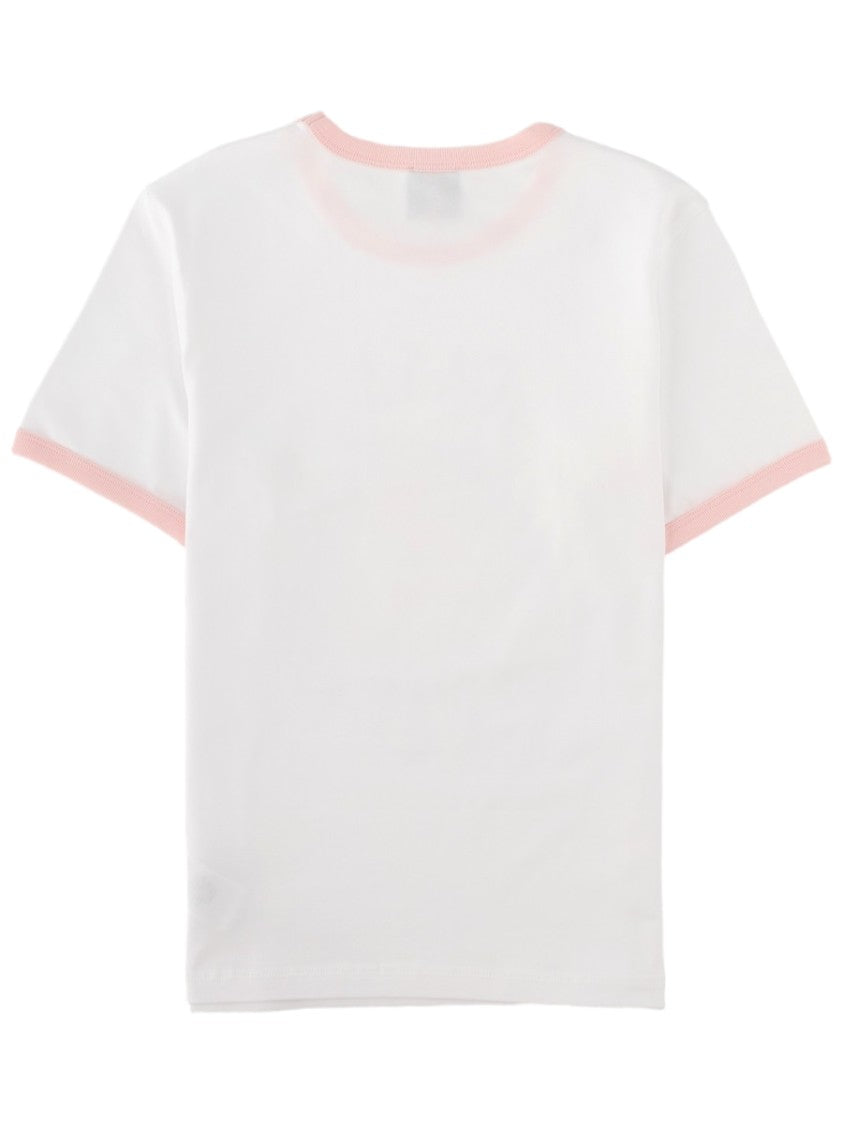 Casablanca Casa Way Graphic Flamingo Tennis Organic Cotton T-Shirt