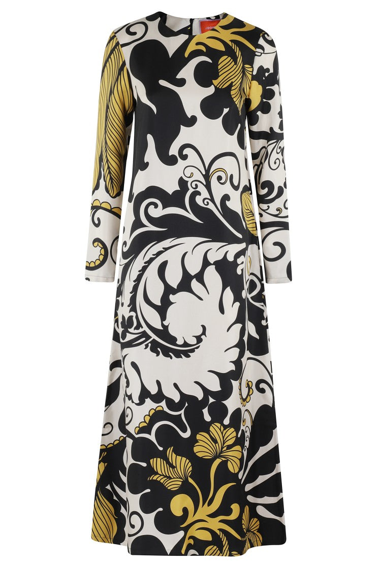 La Double J Long Sleeve Swing Dress