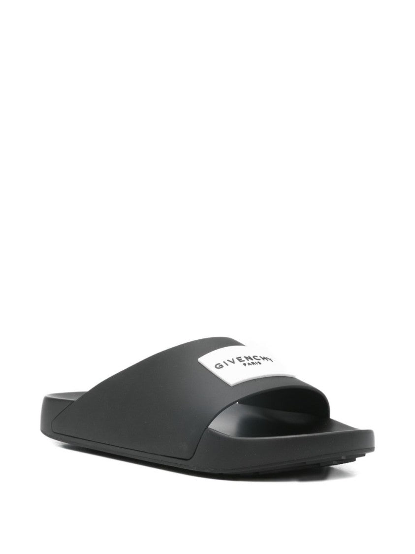 Givenchy Black Flat Shoes With Contoured Footbed