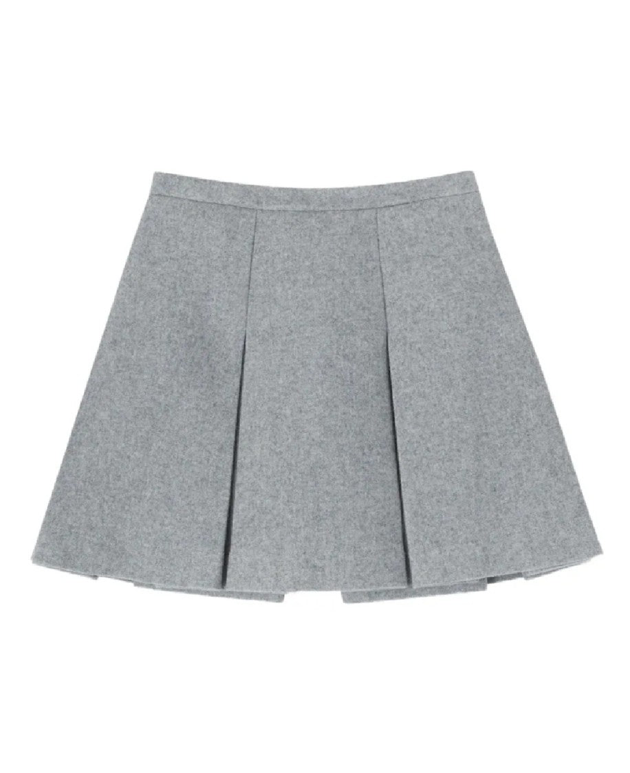 Ermanno Scervino Pleated Mini Skirt With Structured Waistband