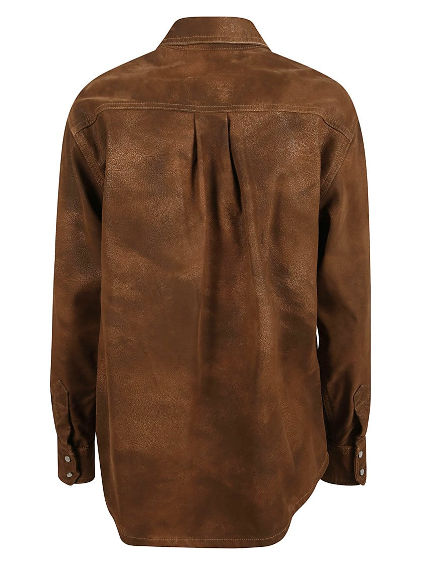 Isabel Marant Vintage Faux Leather Shirt