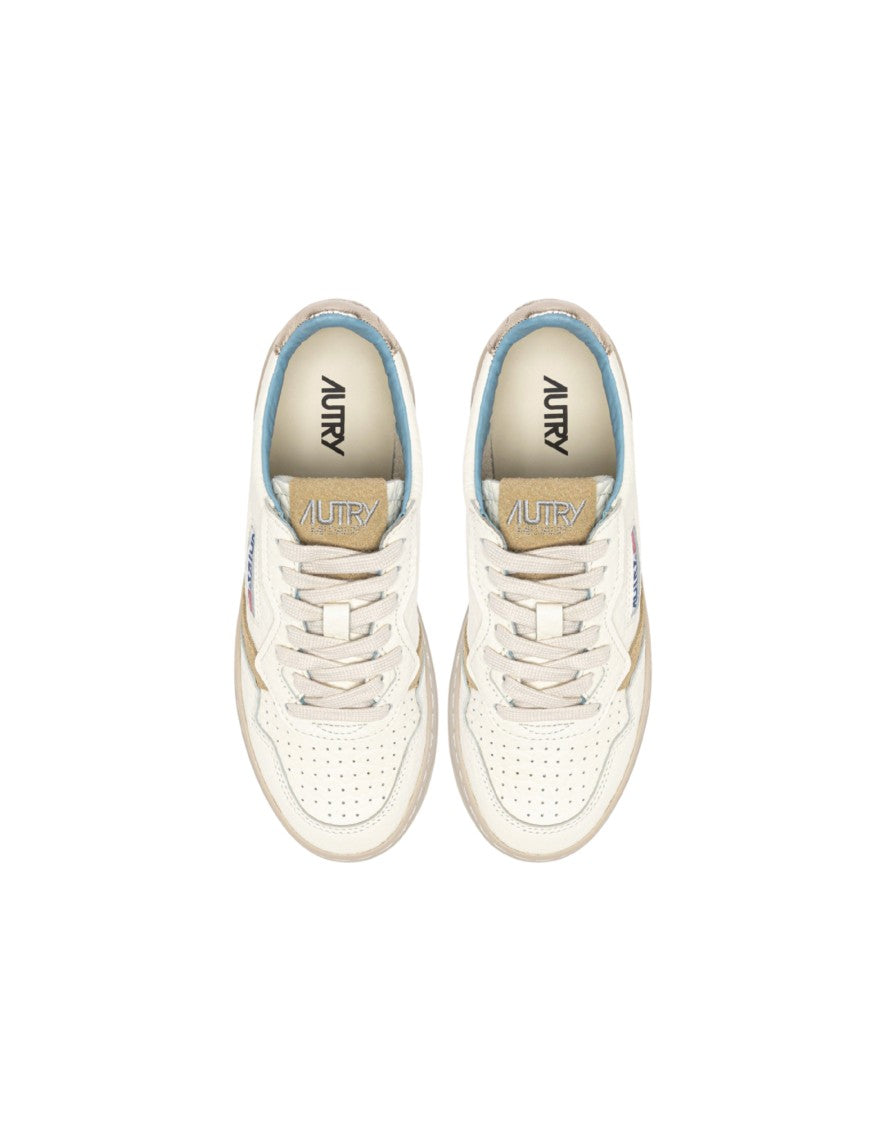 Autry Medalist Low Women’S Platinum/Sponge Sneakers