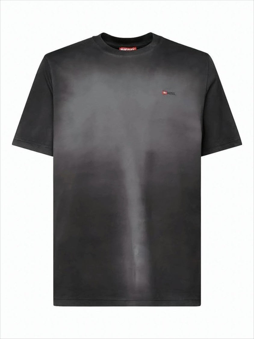 Diesel Gradient Effect T-Shirt With Discreet Logo Detail