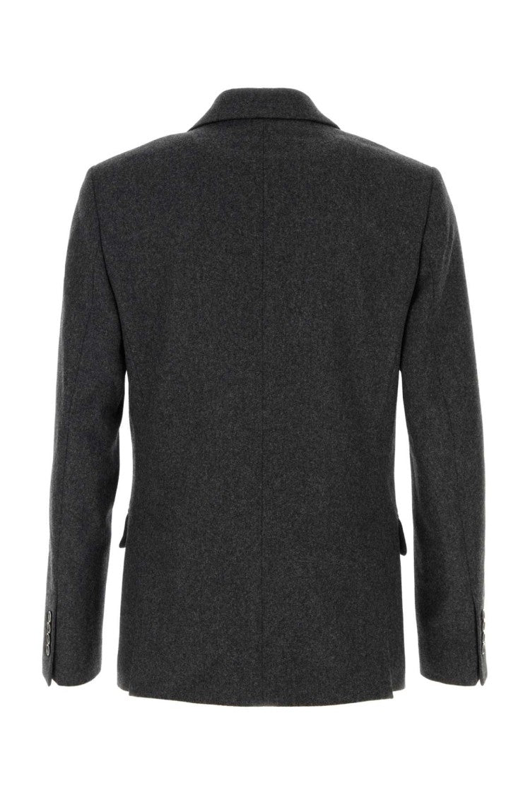 Ami Dark Grey Wool Blazer