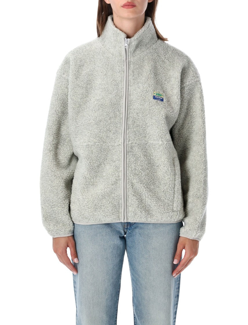 American Vintage Hok Town Pile High-Collar Plush Fleece Jacket