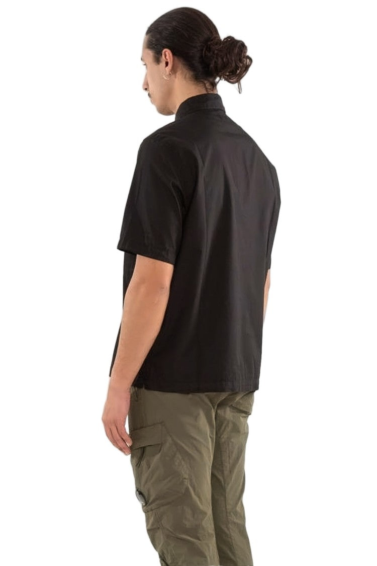 C.P. Company Boxy Fit Short-Sleeve Shirt With Classic Collar