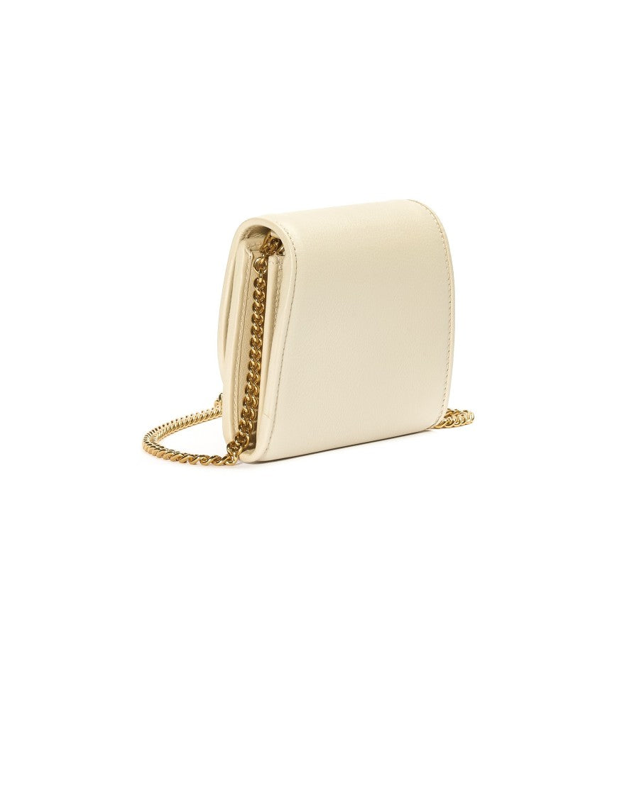Gucci Mini Wallet Blondie Chain Bianco