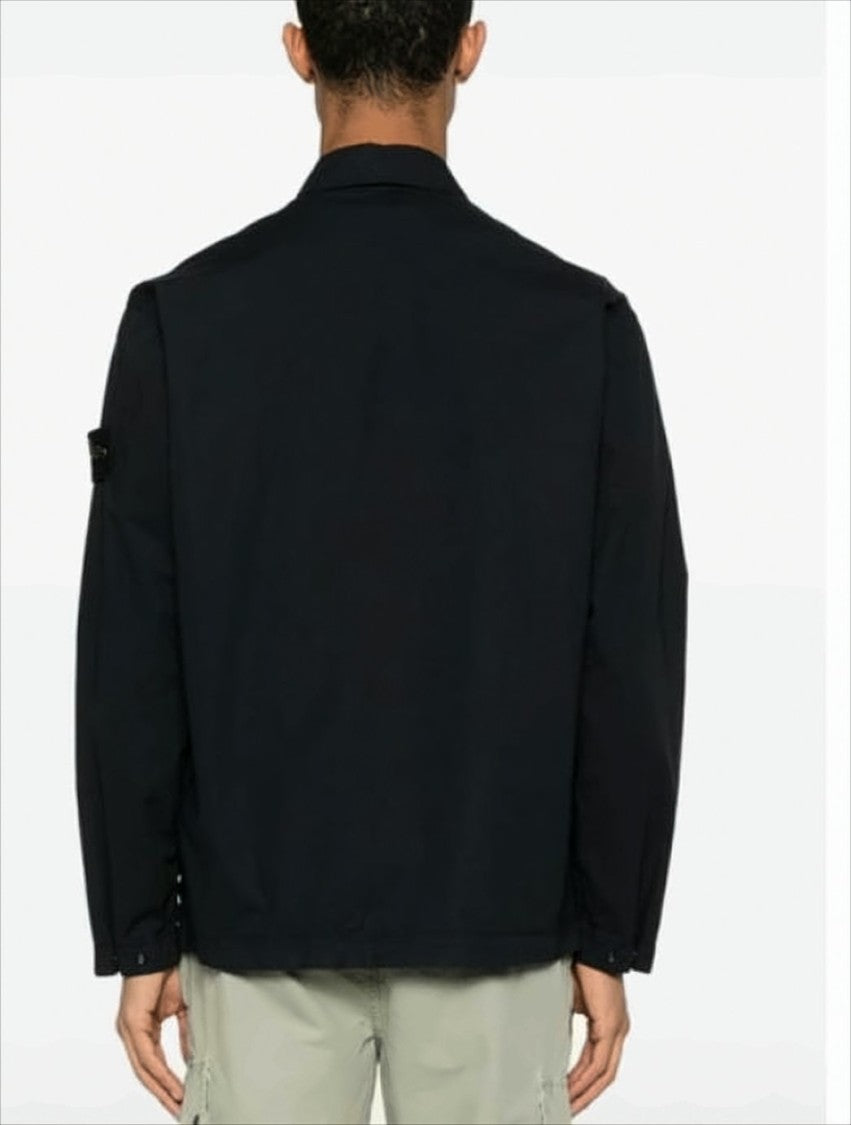 Stone Island Long-Sleeve Shirt With Concealed Placket