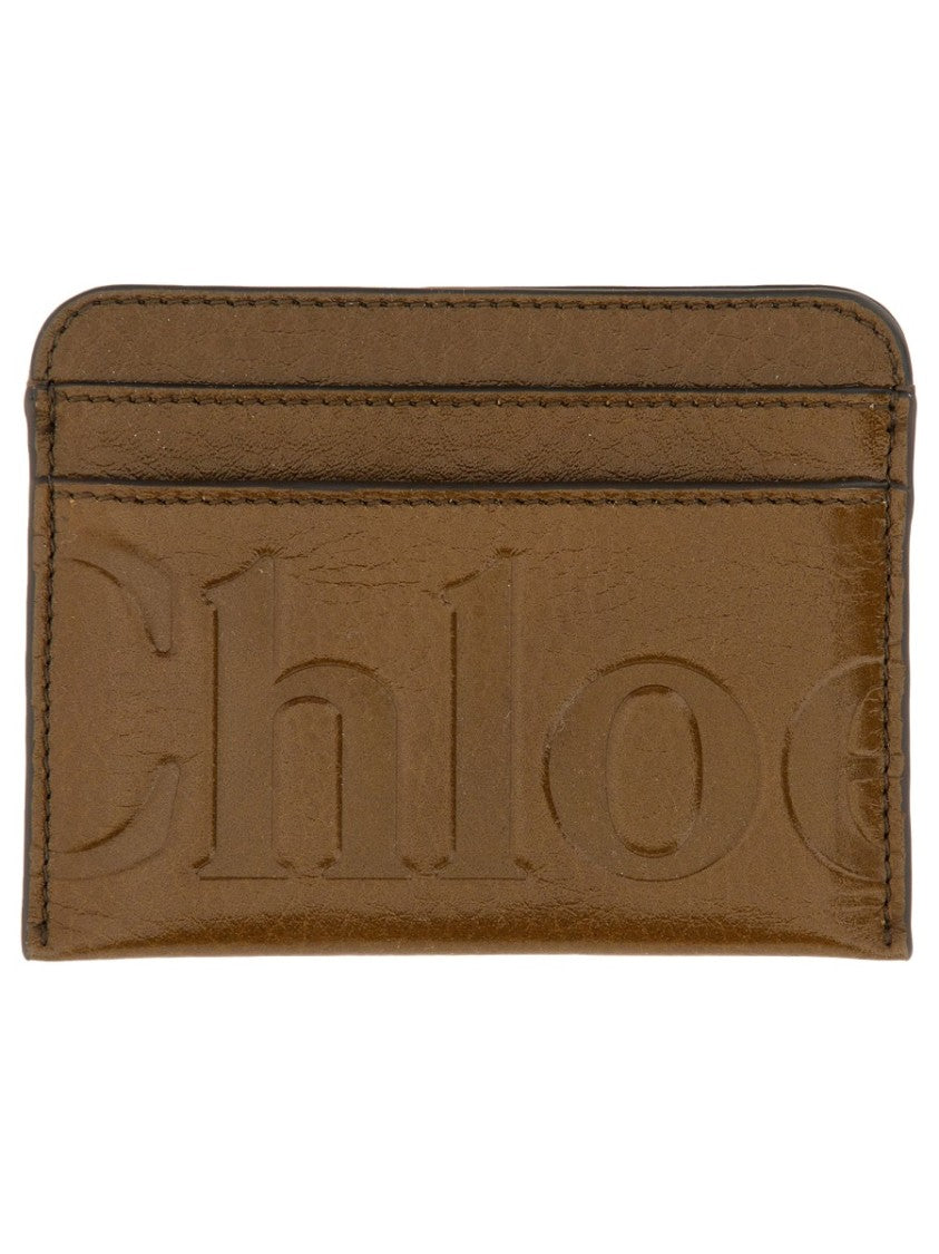 Chloé Leather Card Holder