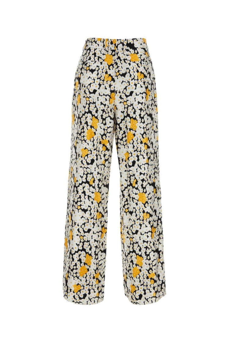 Lanvin Printed Satin Pant