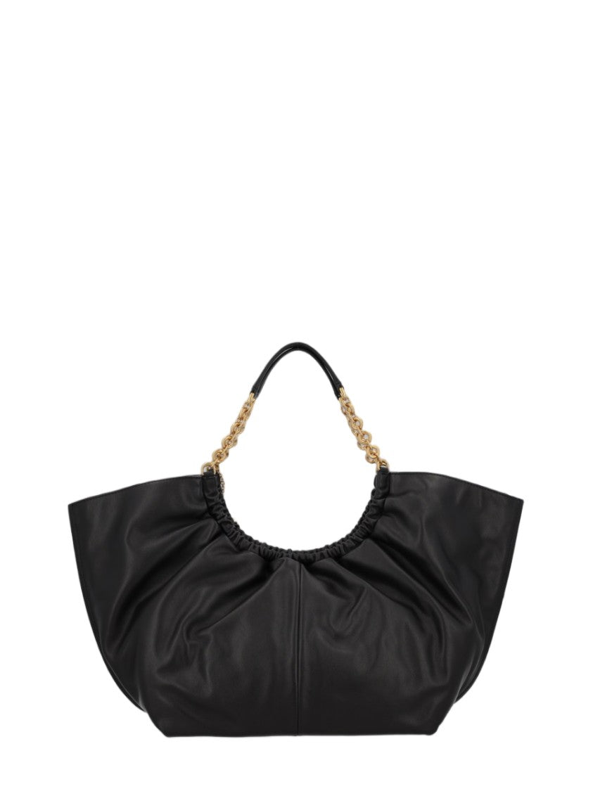 Michael Michael Kors Soft Gathered Leather Tote Bag With Gold-Tone Details